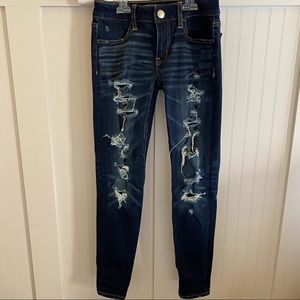 American Eagle ripped jeans